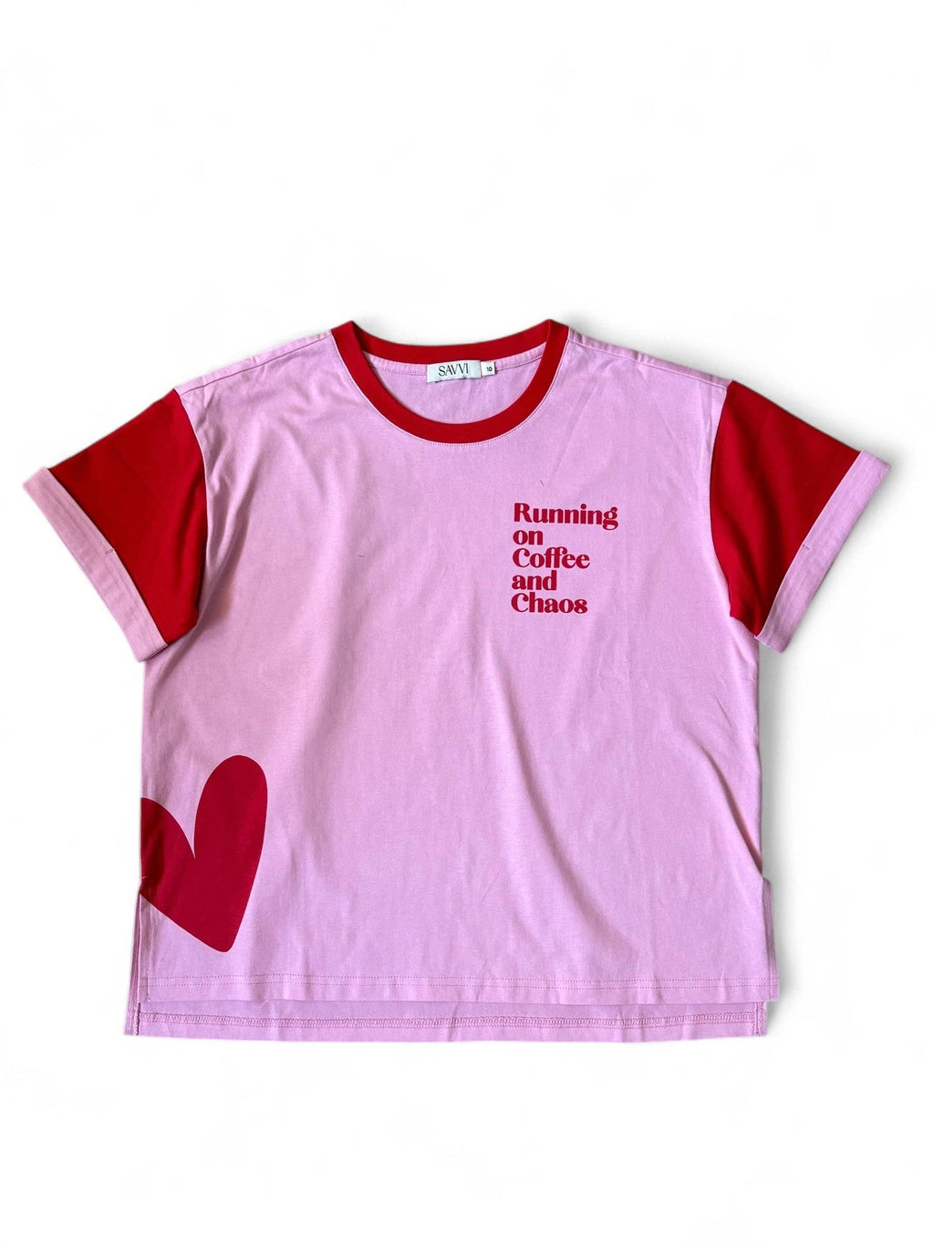 SHE'S SHOWING UP TEE: 2XL