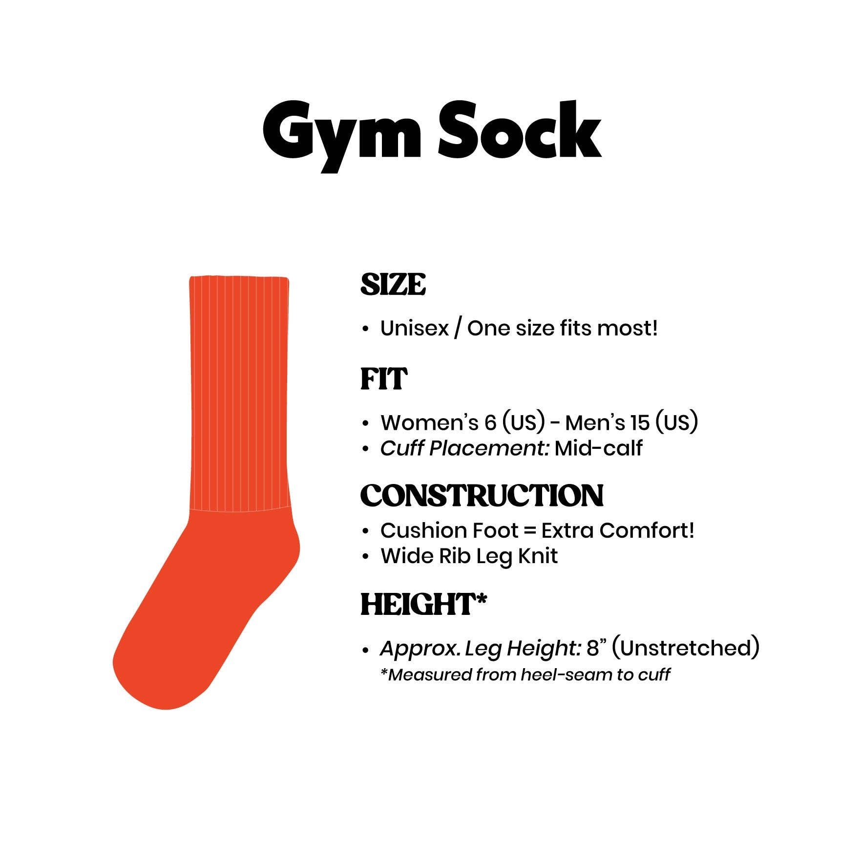 Femme Gym Crew Socks