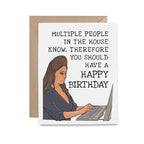 Hello Harlot - Snooki Jersey Greeting Card