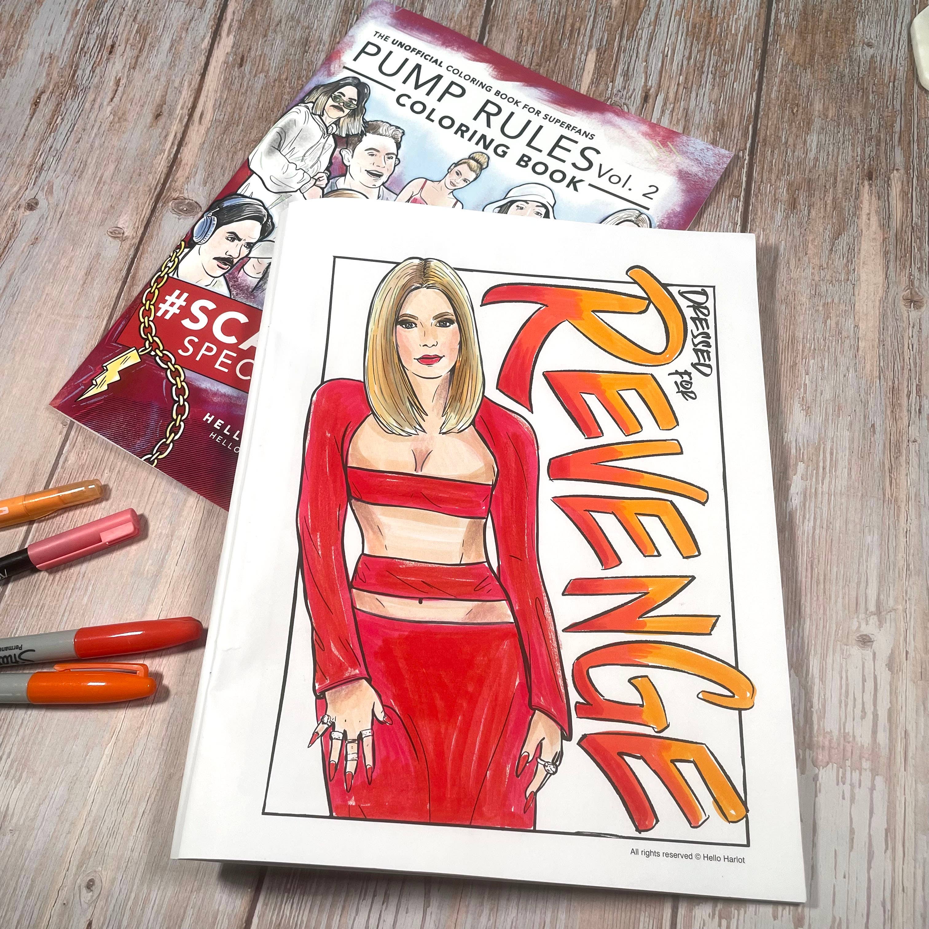 Hello Harlot - Pump Rules Vol. 2: Scandoval Coloring Book