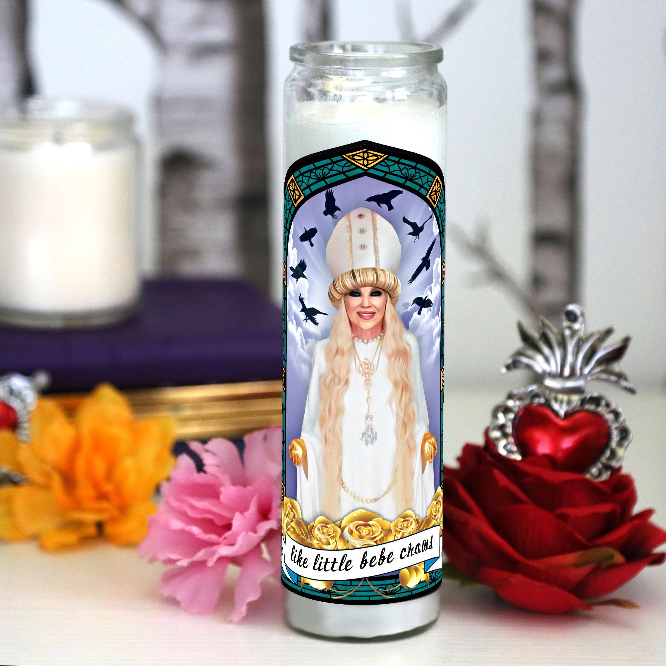 Our Lady of Bebe Crows - Schitts Creek Saint Moira: White