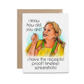 Hello Harlot - RHOSLC Heather Receipts Birthday Card