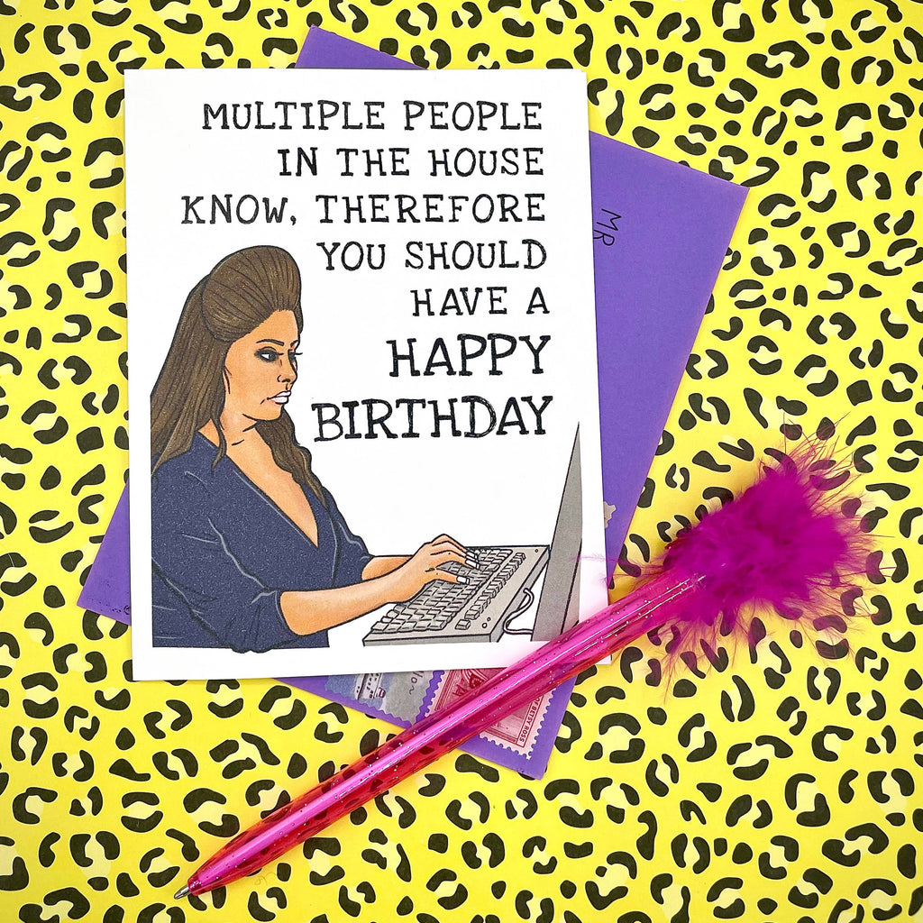 Hello Harlot - Snooki Jersey Greeting Card