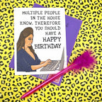 Hello Harlot - Snooki Jersey Greeting Card