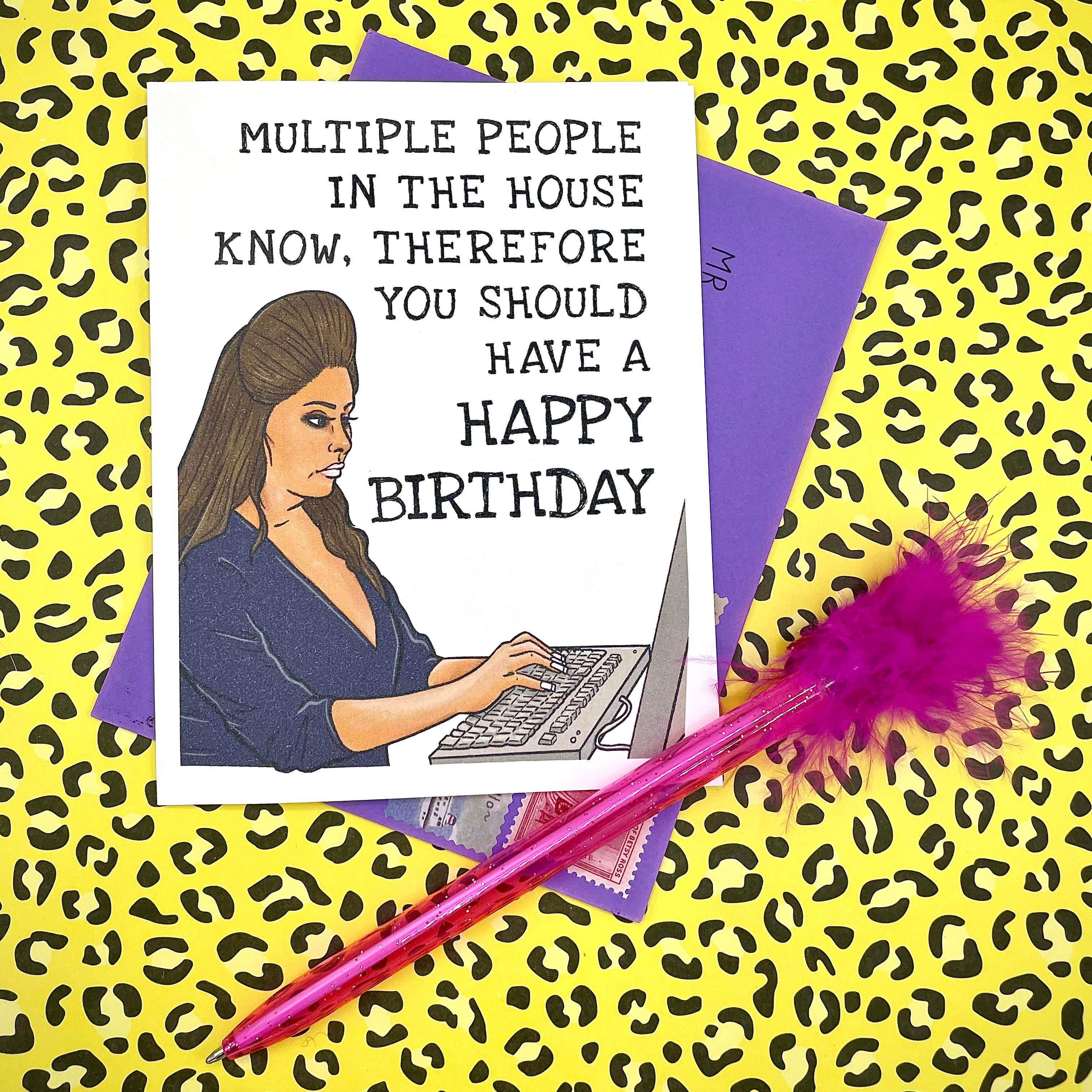 Hello Harlot - Snooki Jersey Greeting Card