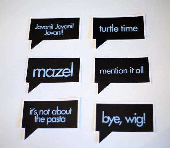 Bravo Quote Stickers: Calm down take a xanax