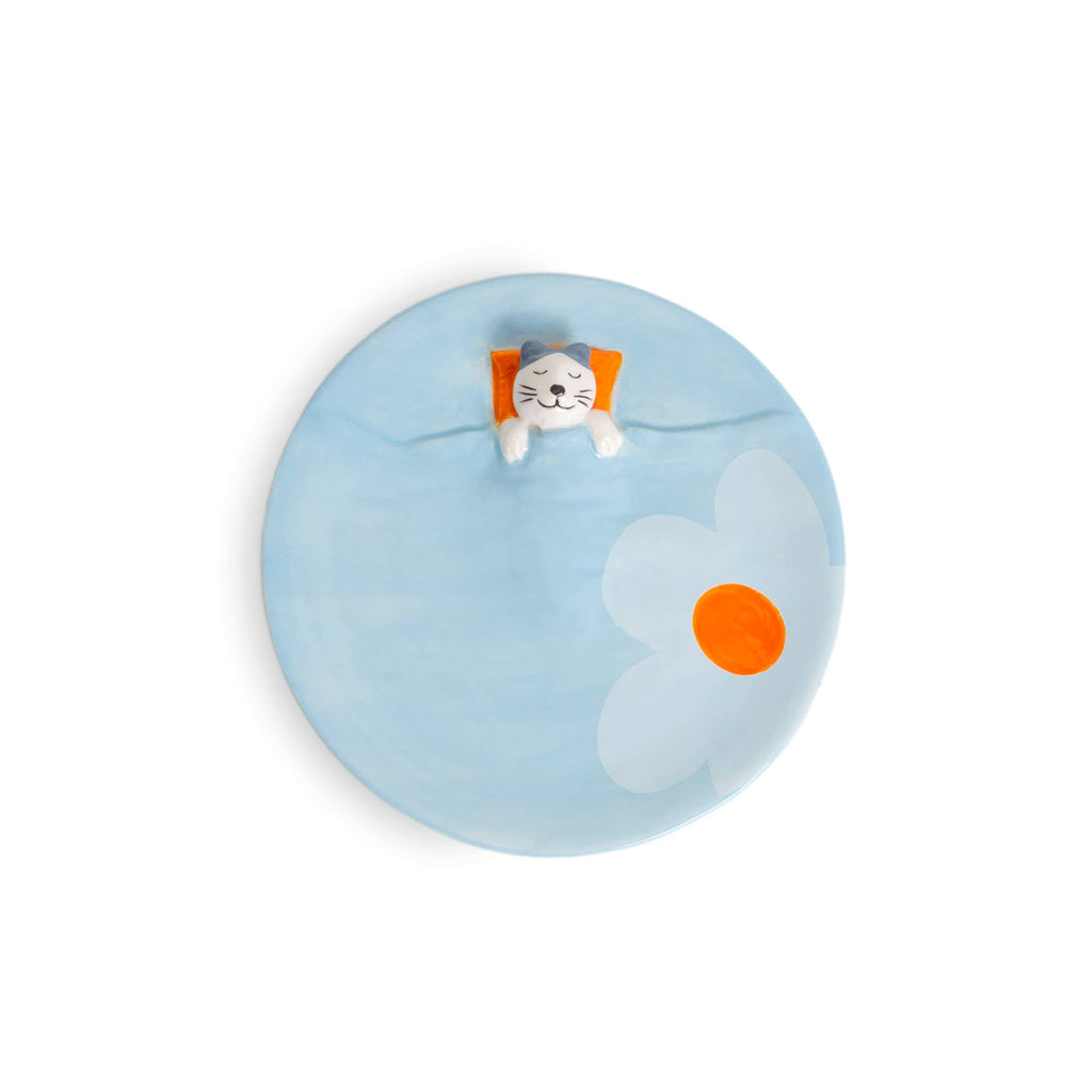 Helio Ferretti - LIGHT BLUE JEWELRY TRAY DREAMER CAT HF