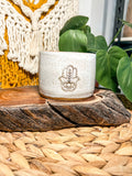 Ceramic Mug - Hamsa Hand: WIthout handle