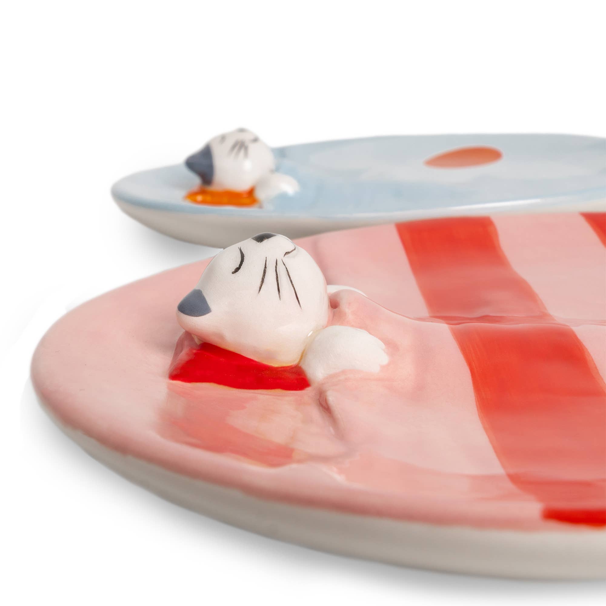 Helio Ferretti - LIGHT BLUE JEWELRY TRAY DREAMER CAT HF