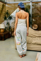 IP5812 | Inspirational Graphic Jogger Sweatpants: Heather Grey / S-M-L (2-2-2)
