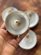 Ceramic incense holders -  with affirmations : I am Loved