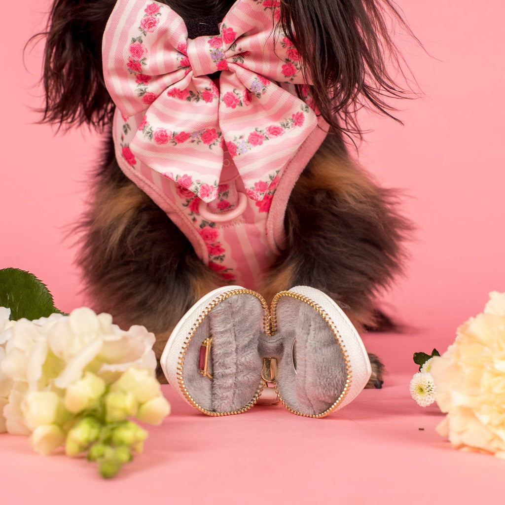 Heart Dog Ring Bearer Pouch
