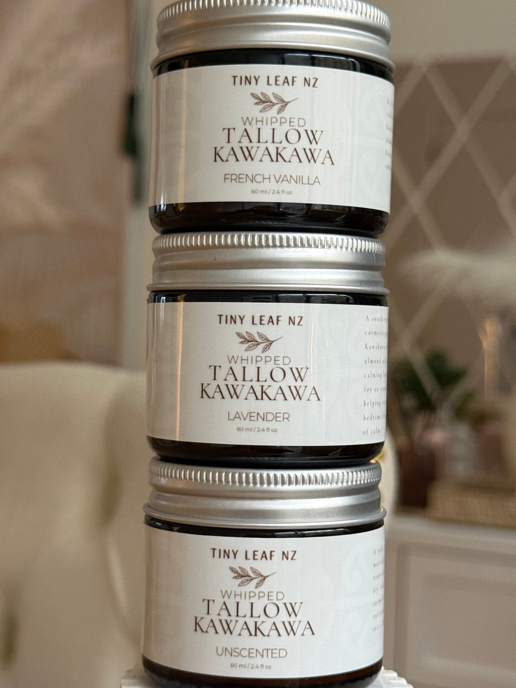 Kawakawa Tallow Balm – 3-Pack Bundle (60 ml each)