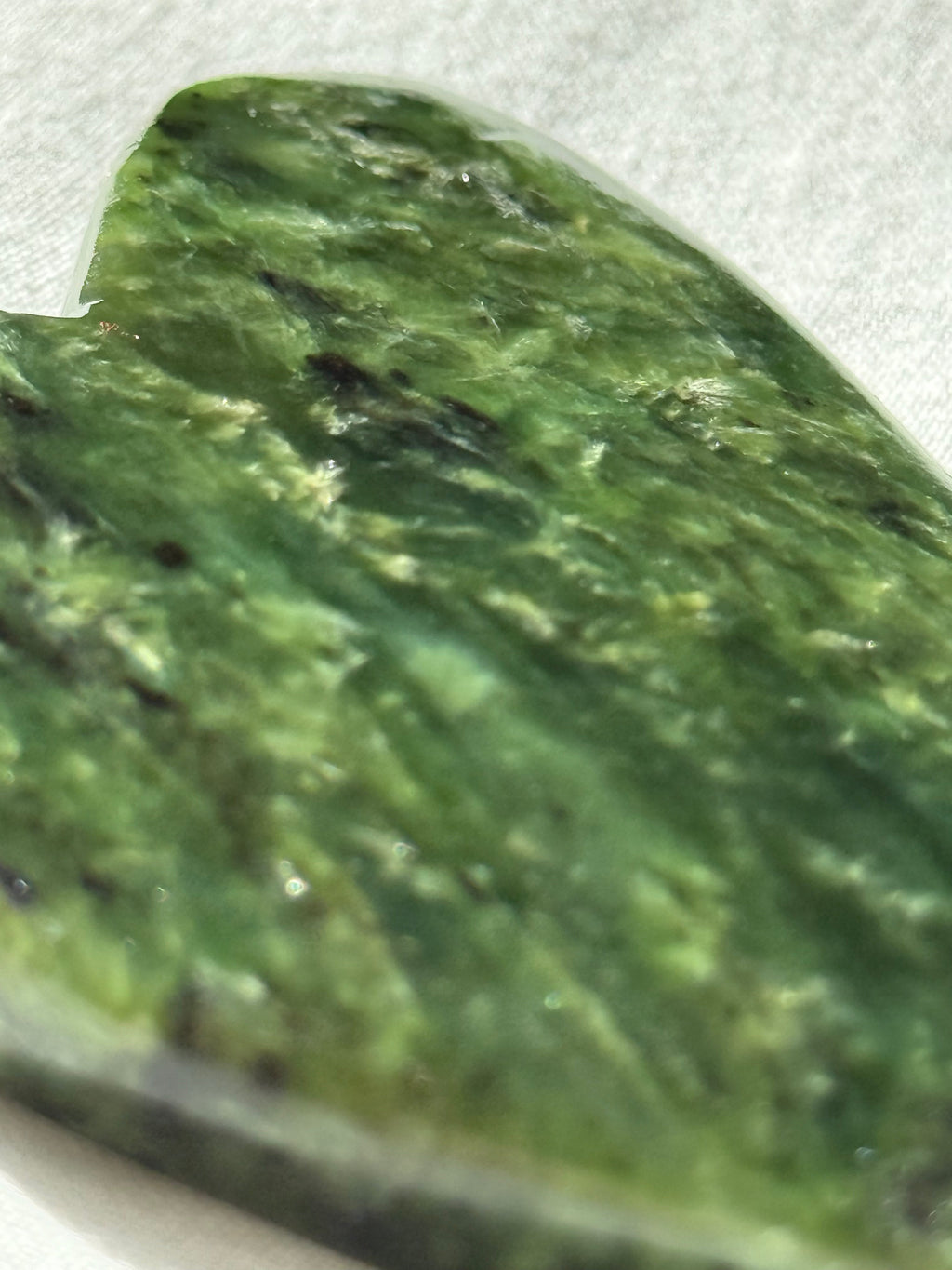 Pounamu Gua Sha Stone – Natural Greenstone Facial Massage Tool