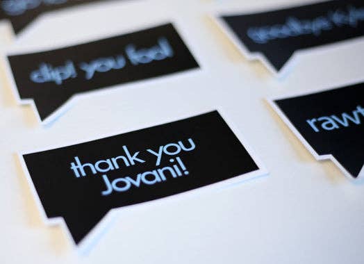 Bravo Quote Stickers: I made it nice